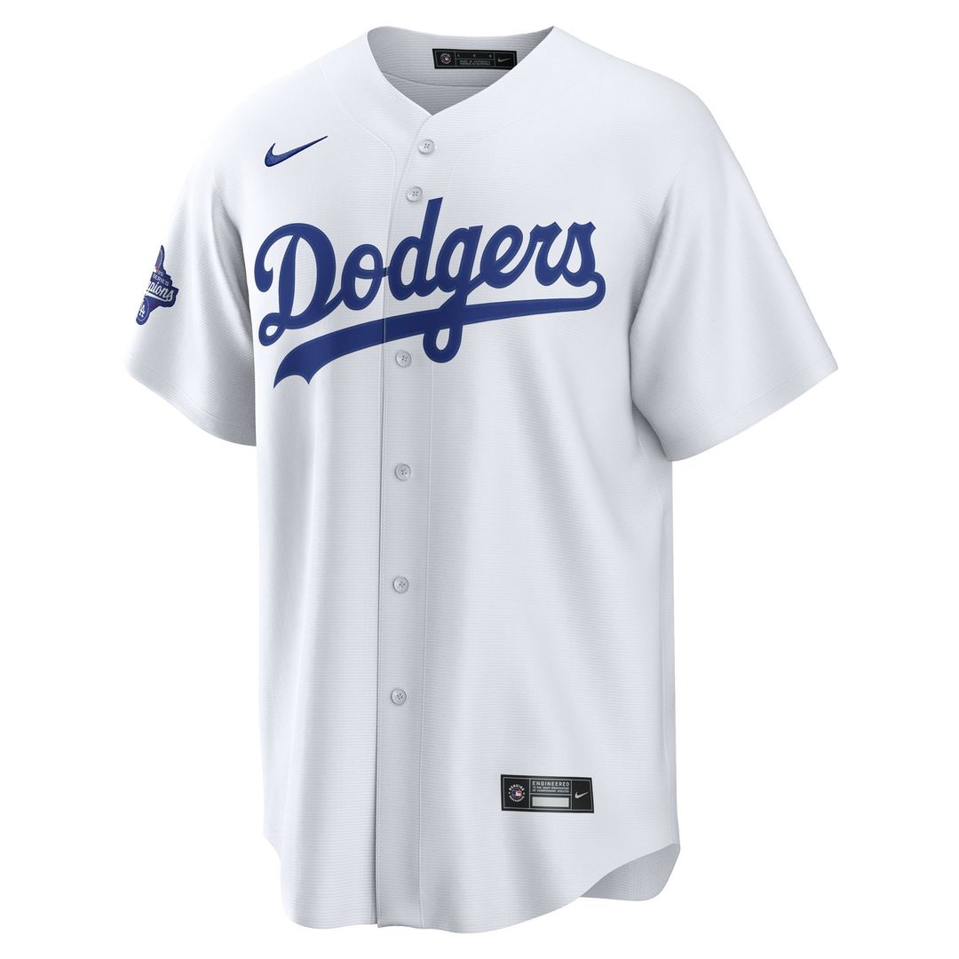 Los Angeles Dodgers Freddie Freeman Nike Home 2025 World Series Champions Replica Jersey - White MLB Team Jersey Baseball Fan Apparel