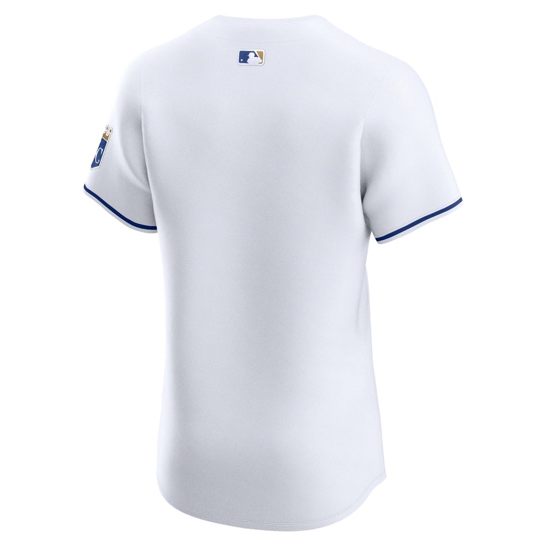 Kansas City Royals Nike Home Elite Jersey - White MLB Team Jersey Baseball Fan Apparel