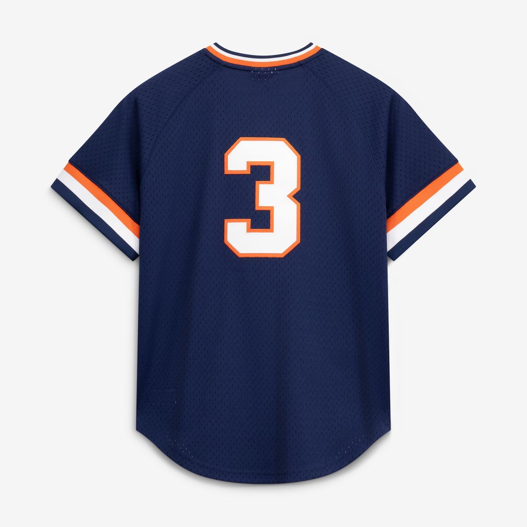 Detroit Tigers Alan Trammell Mitchell & Ness Authentic Batting Practice Jersey - Navy MLB Team Jersey Baseball Fan Apparel