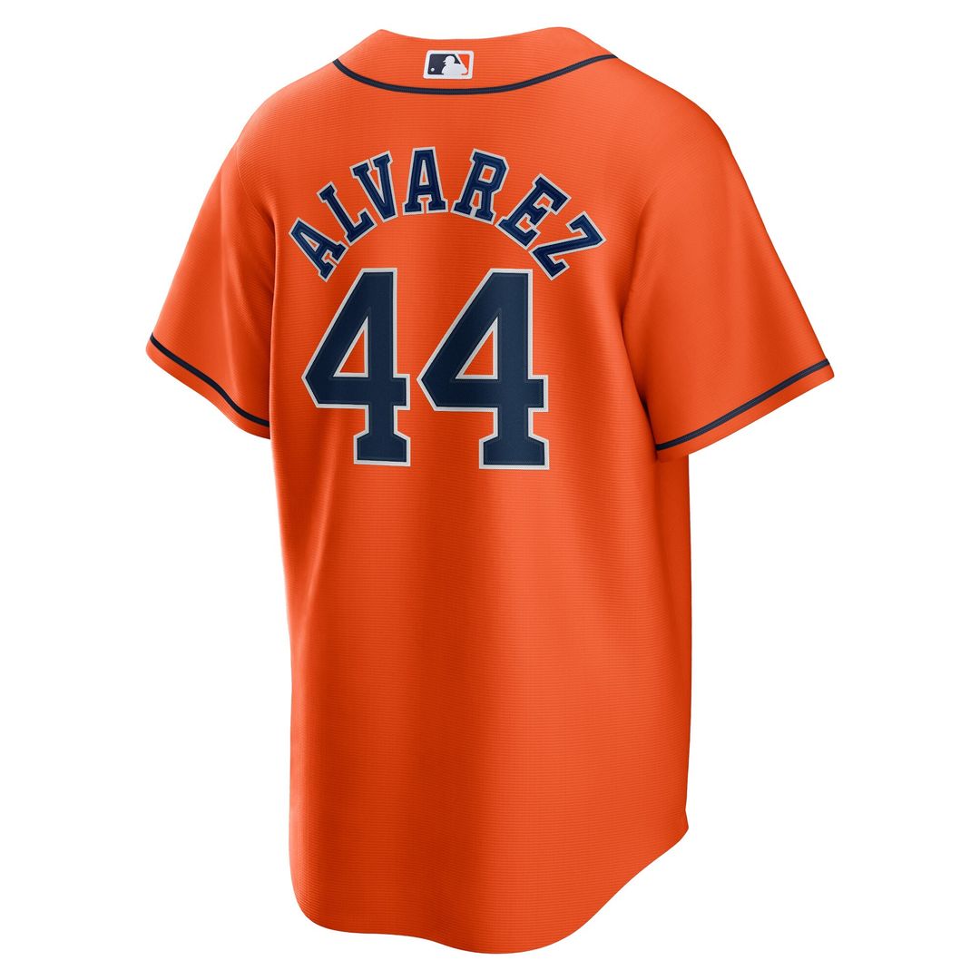 Houston Astros Yordan Álvarez Nike Alternate Replica Player Jersey - Orange MLB Team Jersey Baseball Fan Apparel