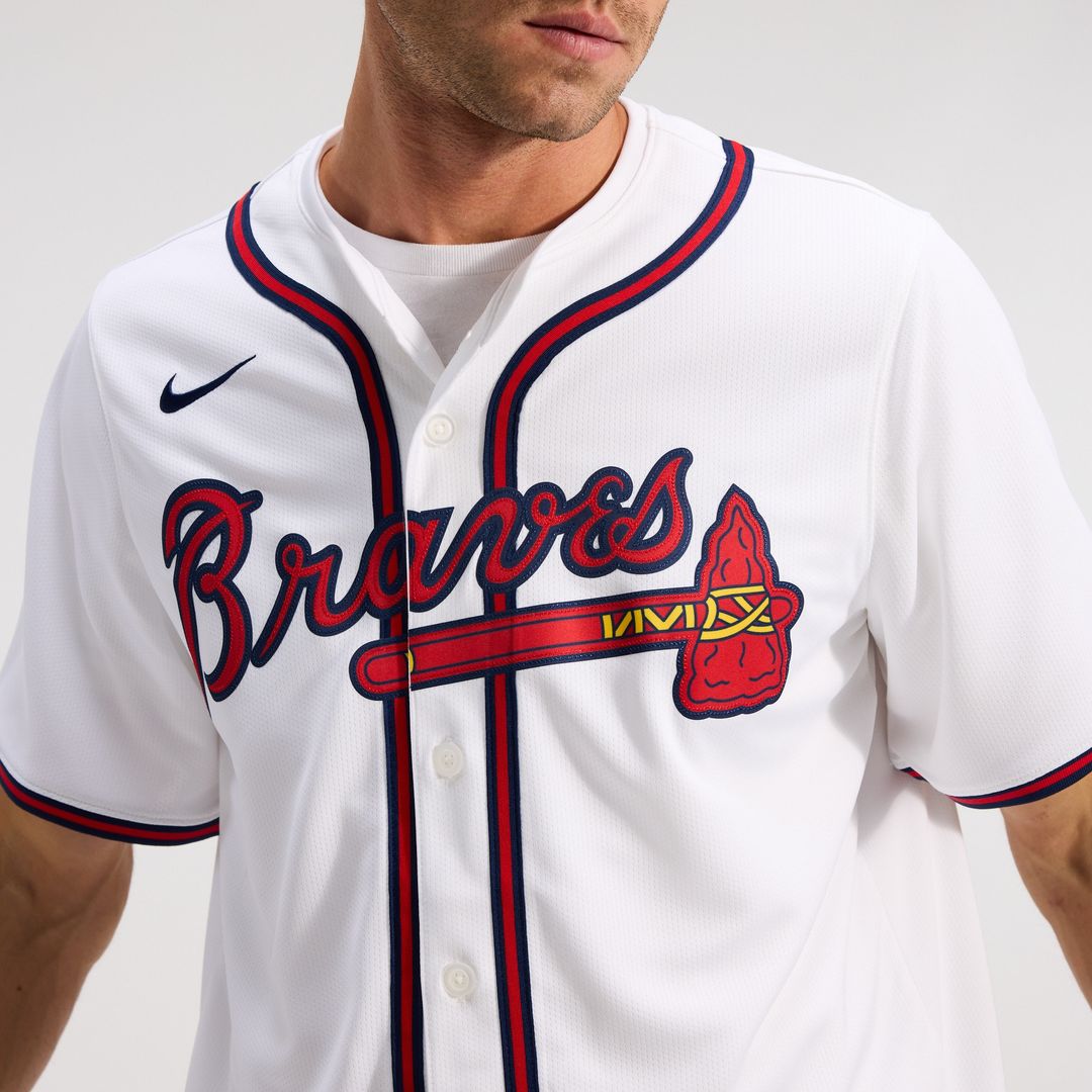Atlanta Braves Nike Home Limited Jersey - White MLB Team Jersey Baseball Fan Apparel