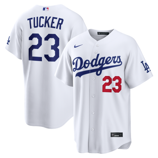 Los Angeles Dodgers Kyle Tucker Nike Home Stadium Jersey - White MLB Team Jersey Baseball Fan Apparel