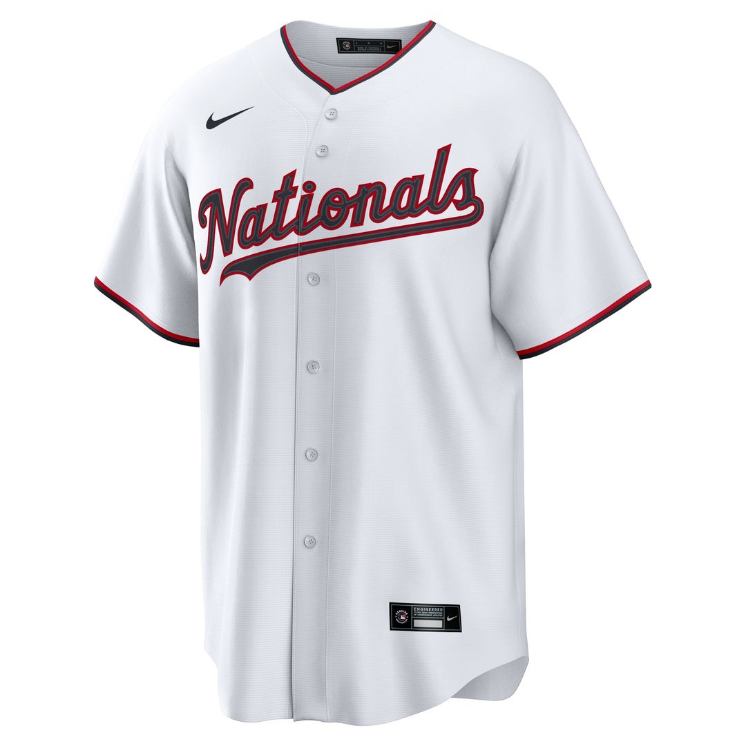 Washington Nationals Nike Home Replica Jersey - White MLB Team Jersey Baseball Fan Apparel