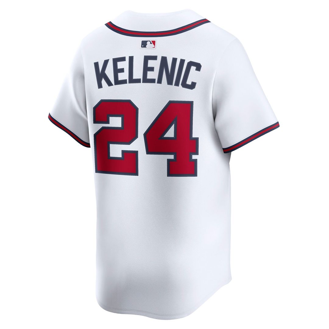 Atlanta Braves Jarred Kelenic Nike Home Limited Player Jersey - White MLB Team Jersey Baseball Fan Apparel