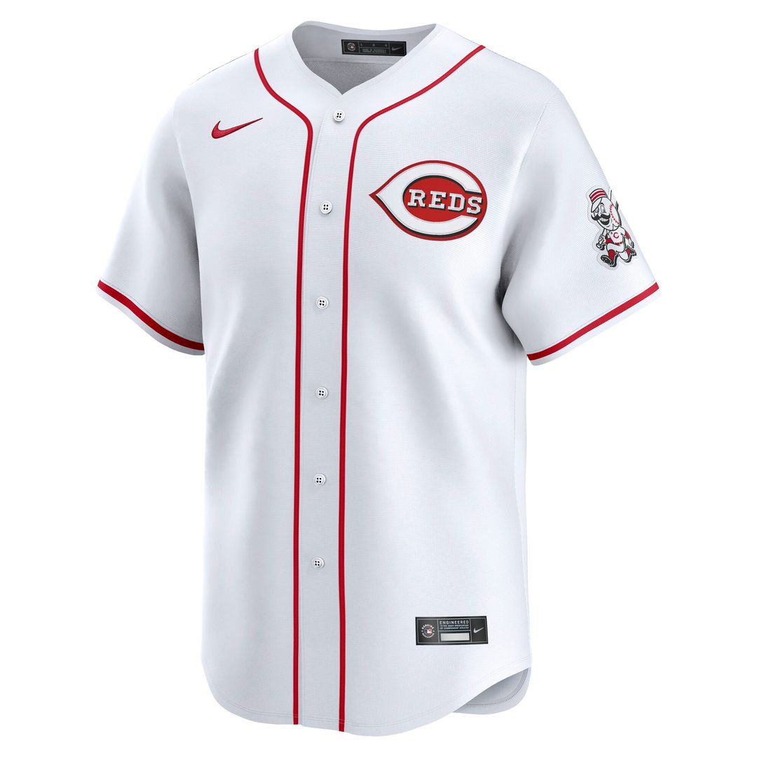 Cincinnati Reds Nike Home Limited Jersey - White MLB Team Jersey Baseball Fan Apparel