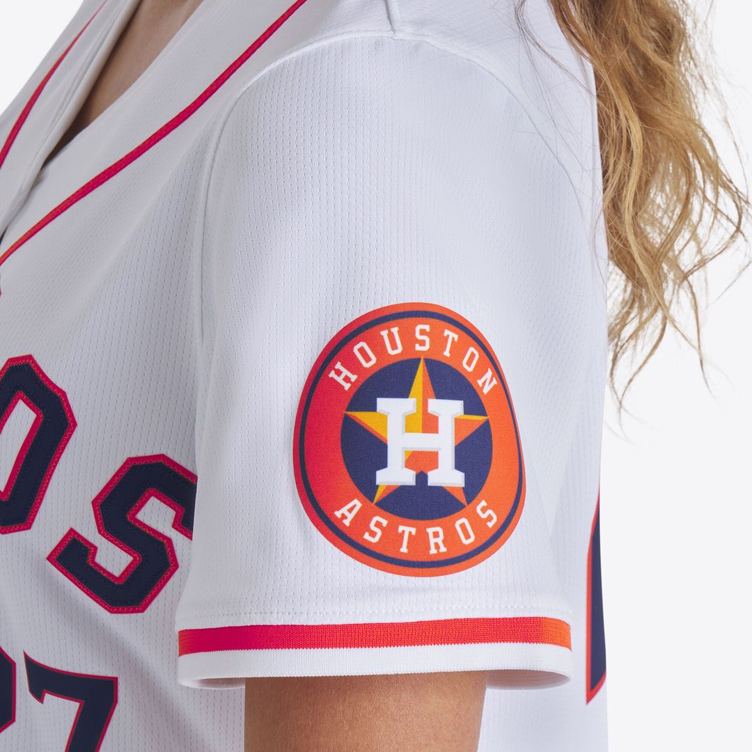 Houston Astros Jose Altuve Nike Women's Home Limited Player Jersey - White MLB Team Jersey Baseball Fan Apparel