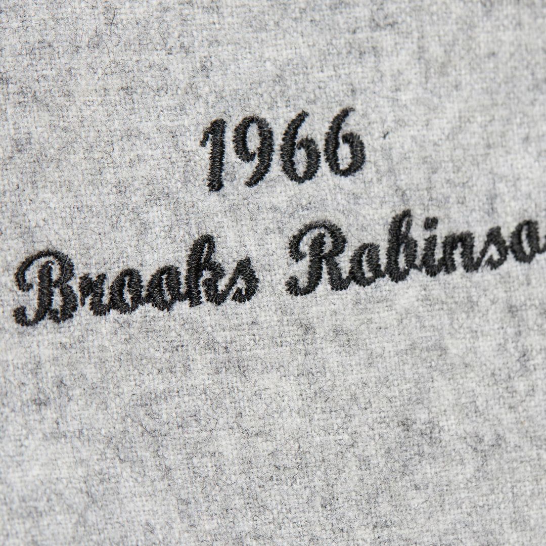 Baltimore Orioles Brooks Robinson Mitchell & Ness Cooperstown 1966 Authentic Jersey - Gray MLB Team Jersey Baseball Fan Apparel