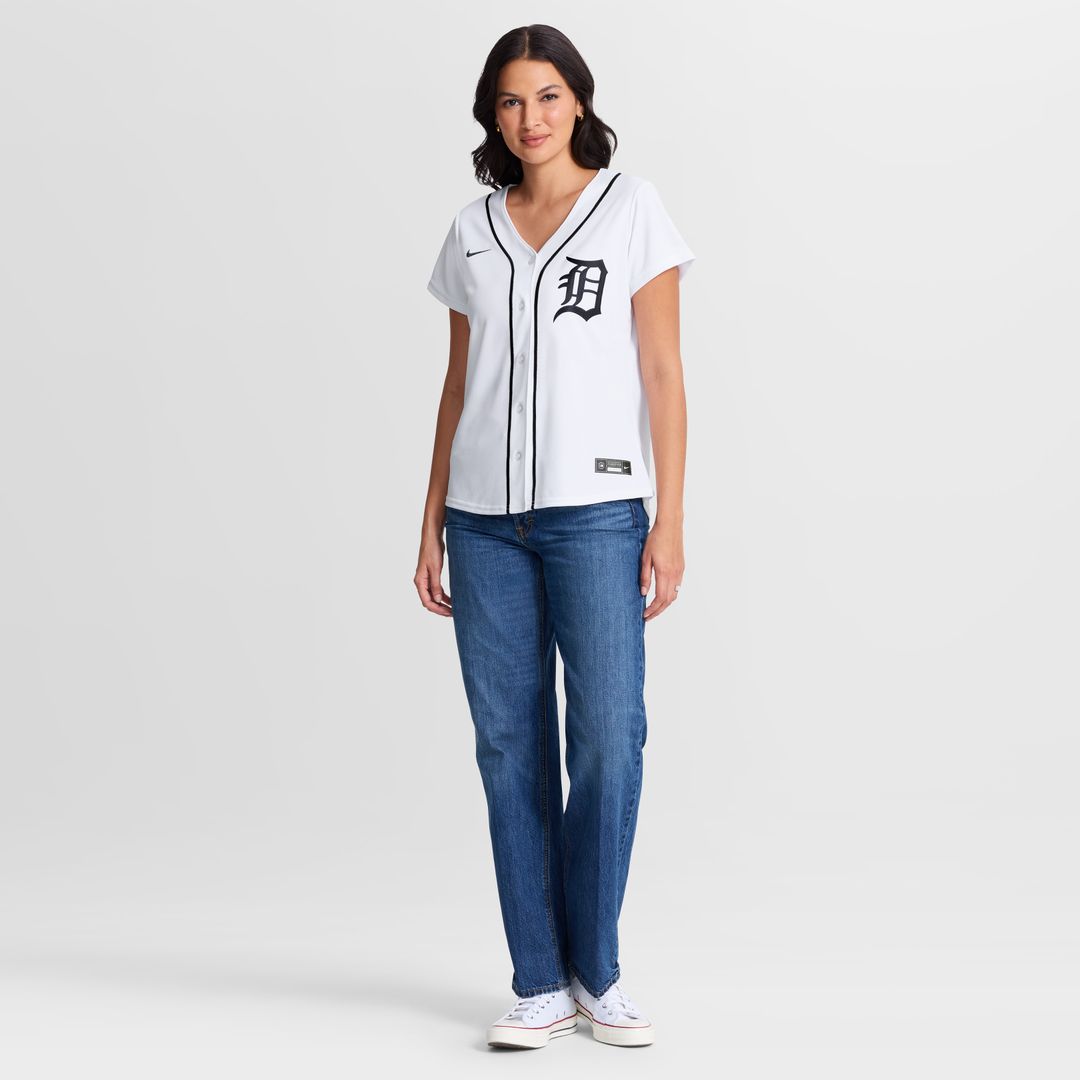 Detroit Tigers Spencer Torkelson Nike Women's Home Replica Jersey - White MLB Team Jersey Baseball Fan Apparel
