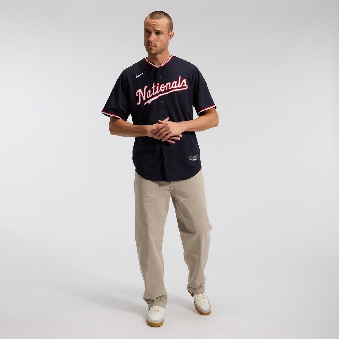 Washington Nationals Dylan Crews Nike Alternate Replica Jersey - Navy MLB Team Jersey Baseball Fan Apparel