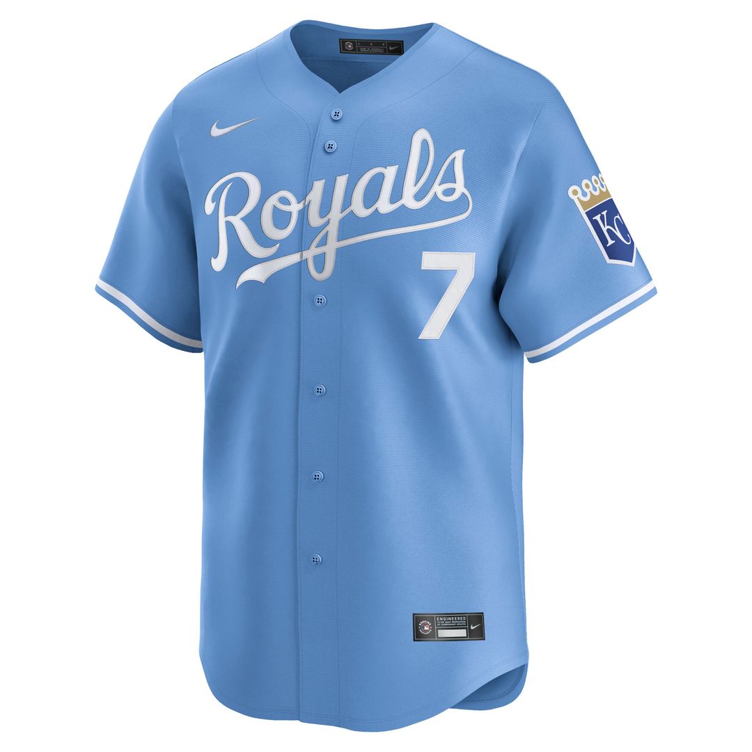 Kansas City Royals Bobby Witt Jr. Nike Home Limited Player Jersey - White MLB Team Jersey Baseball Fan Apparel
