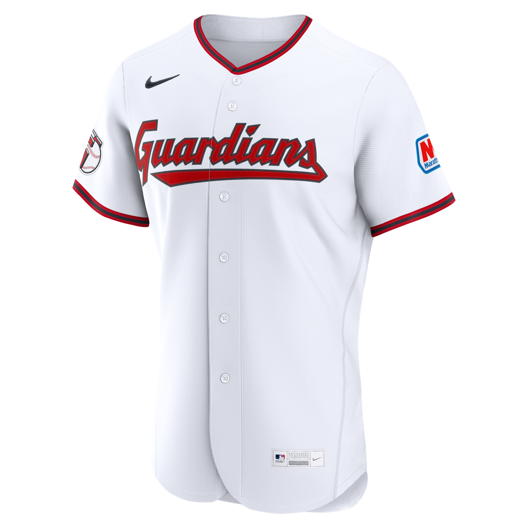 Cleveland Guardians Nike Alternate Authentic Sponsor Patch Jersey - Navy MLB Team Jersey Baseball Fan Apparel