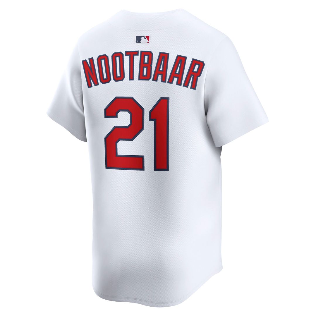 St. Louis Cardinals Lars Nootbaar Nike Home Limited Player Jersey - White MLB Team Jersey Baseball Fan Apparel