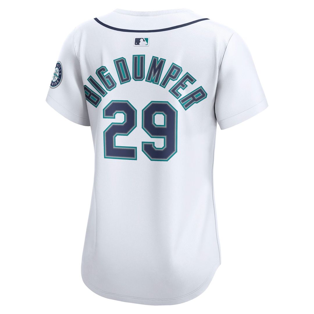 Seattle Mariners Cal Raleigh Nike Women's Home Limited Player Jersey - White MLB Team Jersey Baseball Fan Apparel