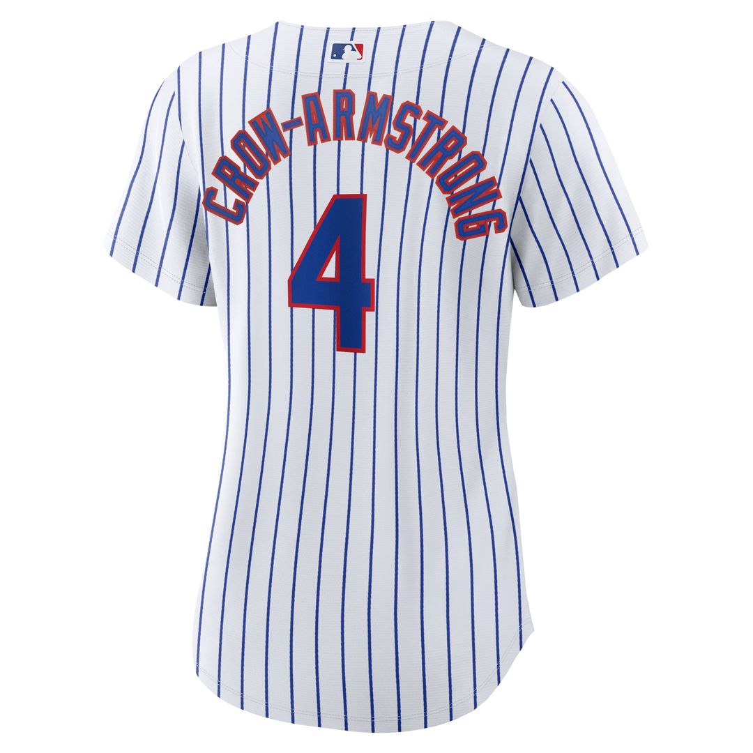 Chicago Cubs Pete Crow - Armstrong Nike Women's Home Replica Jersey - White MLB Team Jersey Baseball Fan Apparel