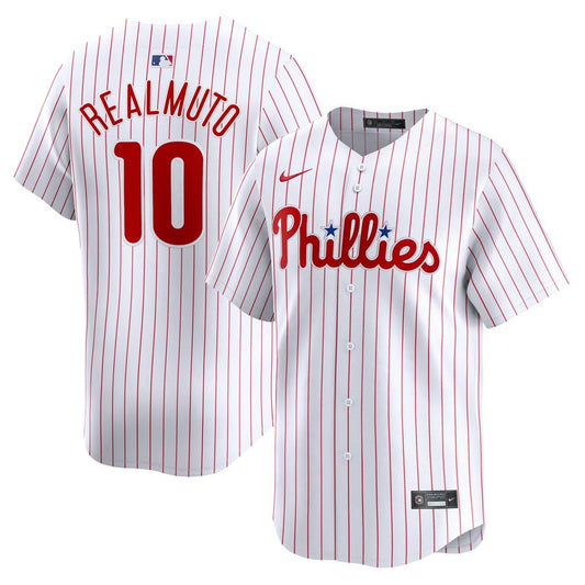 Philadelphia Phillies J.T. Realmuto Nike Home Limited Player Jersey - White MLB Team Jersey Baseball Fan Apparel