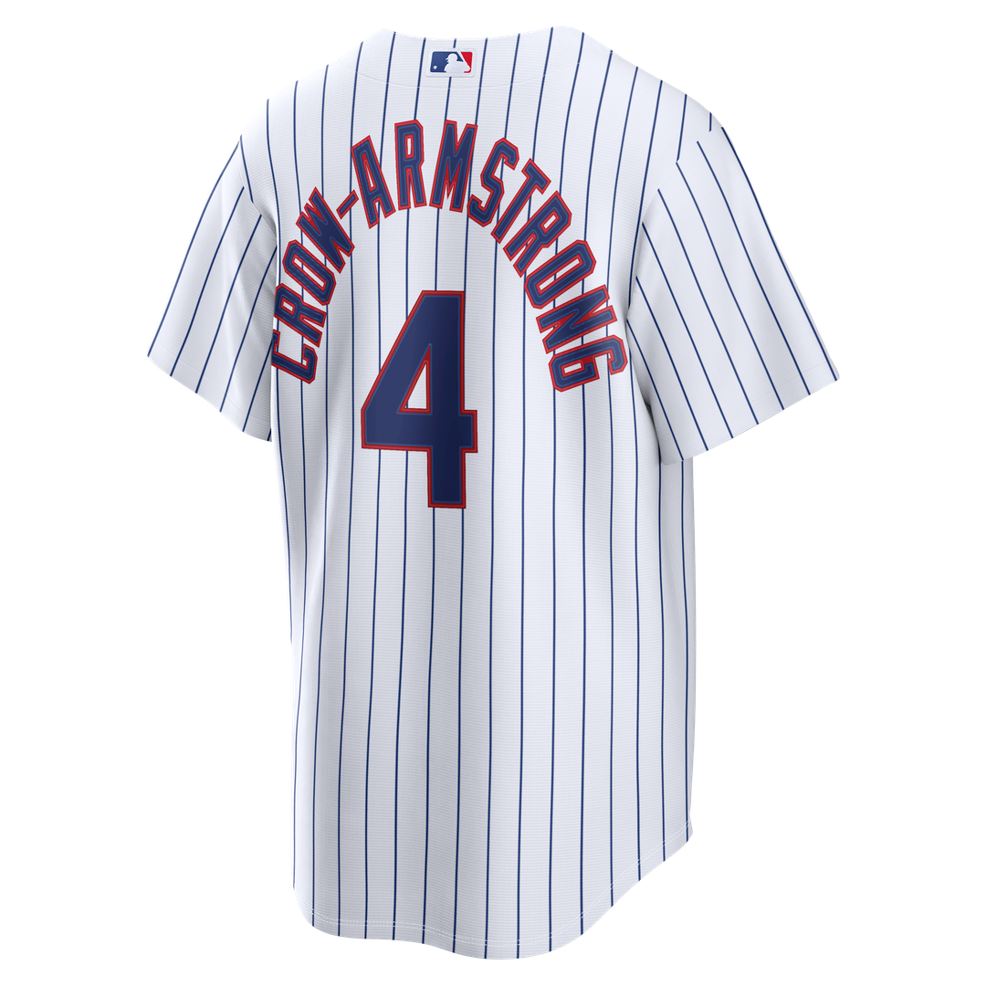 Chicago Cubs Pete Crow - Armstrong Nike Home Replica Jersey - White MLB Team Jersey Baseball Fan Apparel