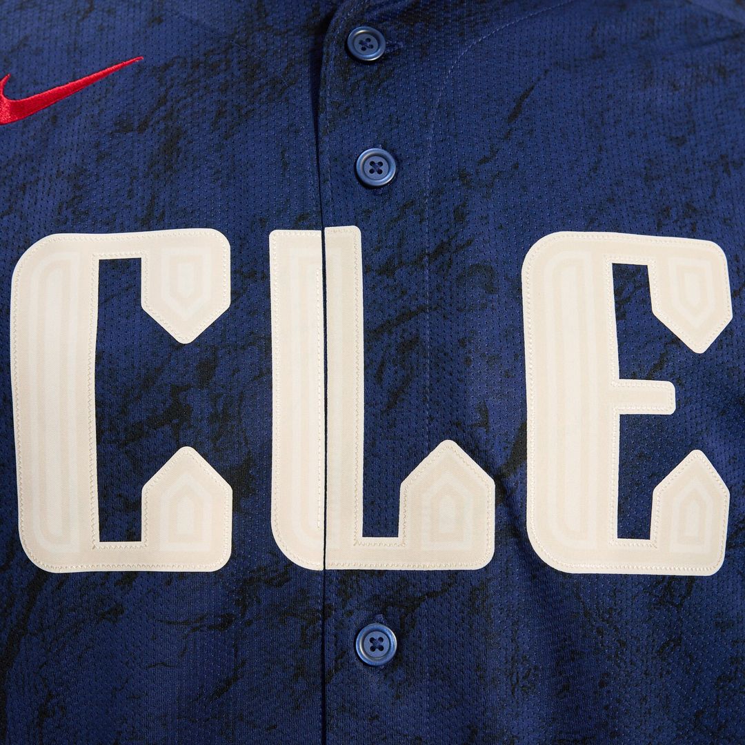 Cleveland Guardians Nike City Connect Limited Jersey - Navy MLB Team Jersey Baseball Fan Apparel