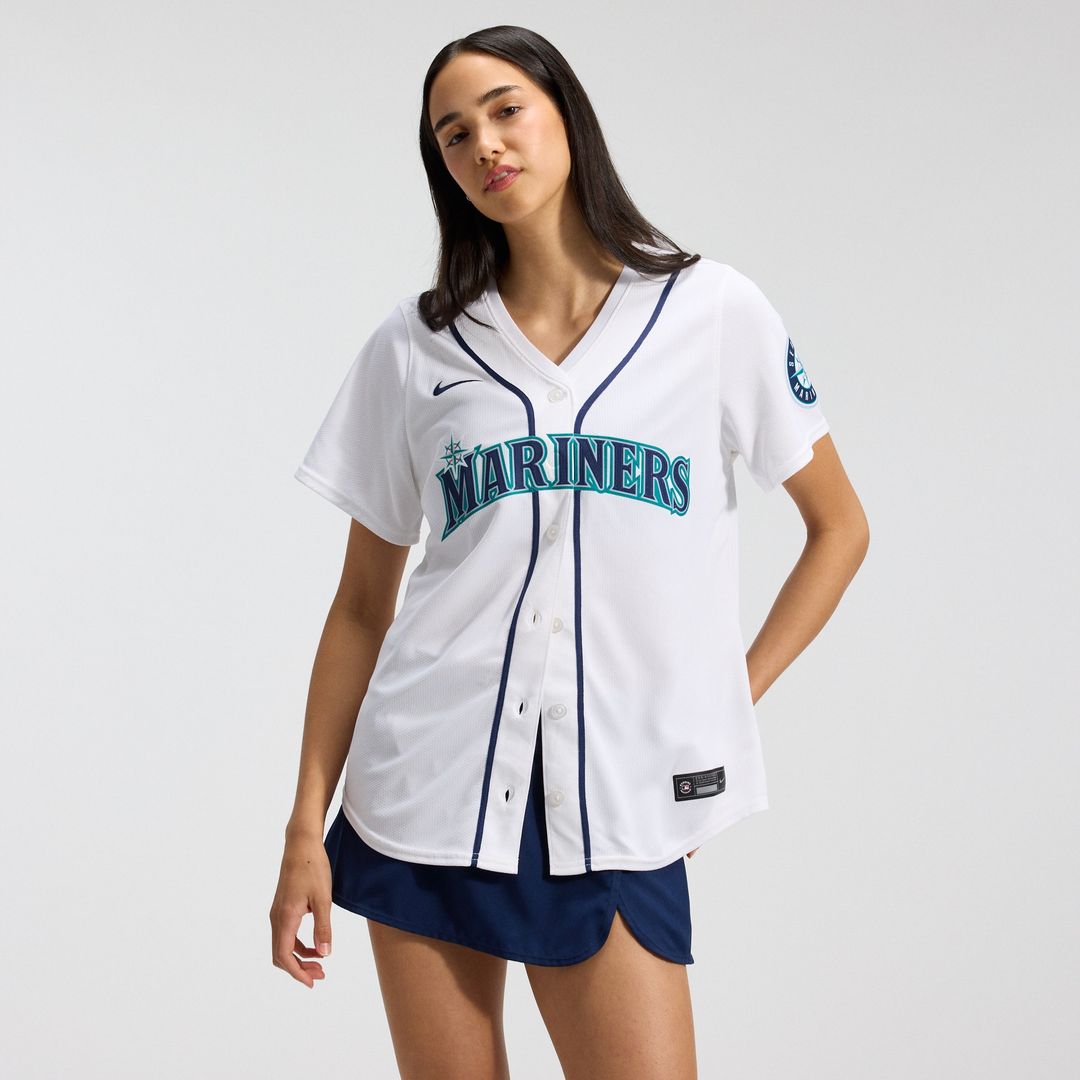 Seattle Mariners Cal Raleigh Nike Women's Home Limited Player Jersey - White MLB Team Jersey Baseball Fan Apparel