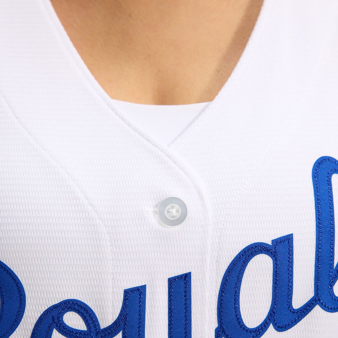 Kansas City Royals Nike Women's Home Replica Team Jersey - White MLB Team Jersey Baseball Fan Apparel