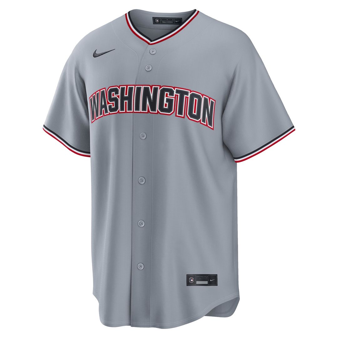 Washington Nationals James Wood Nike Alternate Replica Jersey - Navy MLB Team Jersey Baseball Fan Apparel