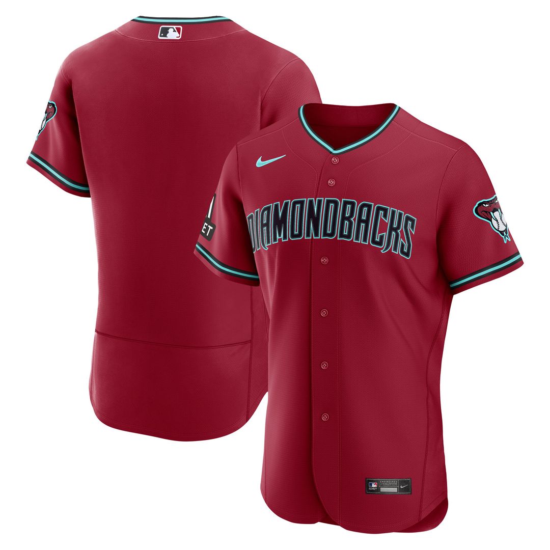 Arizona Diamondbacks Nike Alternate Authentic Jersey - Black MLB Team Jersey Baseball Fan Apparel