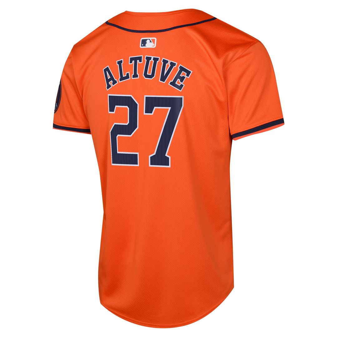 Houston Astros Jose Altuve Nike Youth Alternate Limited Player Jersey - Orange MLB Team Jersey Baseball Fan Apparel