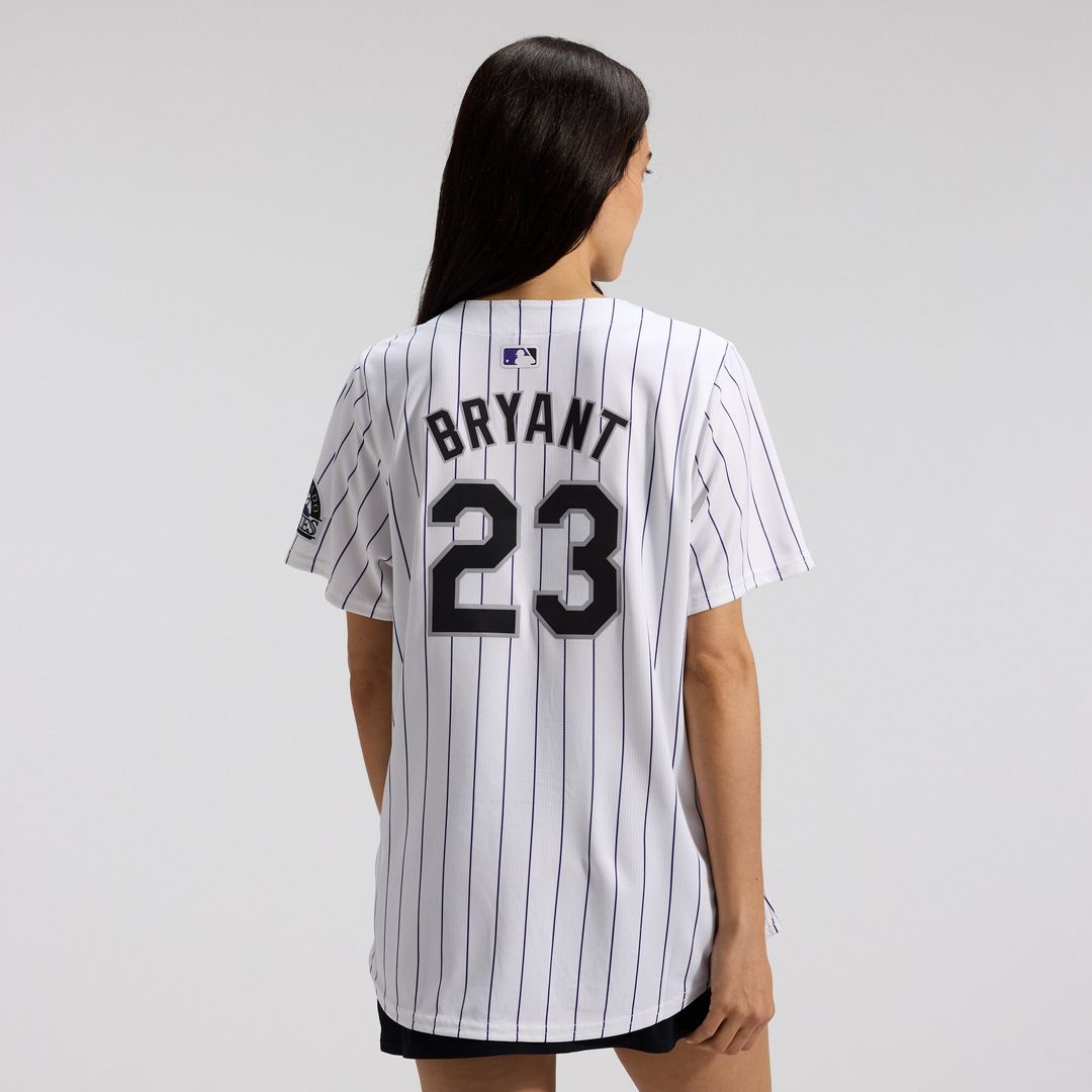 Colorado Rockies Kris Bryant Nike Women's Home Limited Player Jersey - White MLB Team Jersey Baseball Fan Apparel