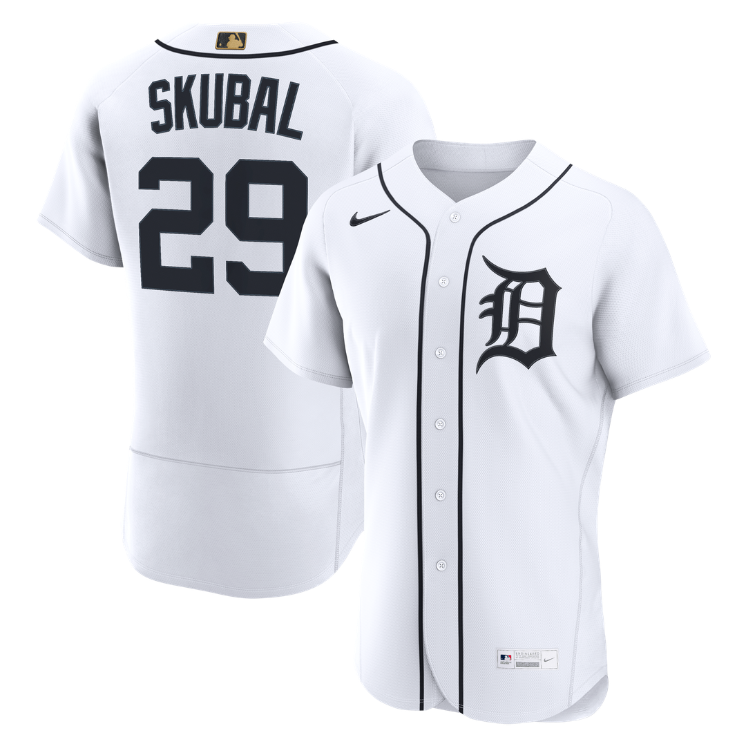 Detroit Tigers Tarik Skubal Nike Alternate MLB Awards Authentic Jersey - Navy MLB Team Jersey Baseball Fan Apparel