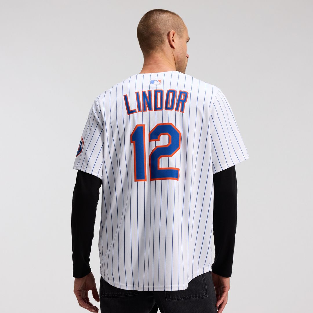 New York Mets Francisco Lindor Nike Road Limited Player Jersey - Gray MLB Team Jersey Baseball Fan Apparel