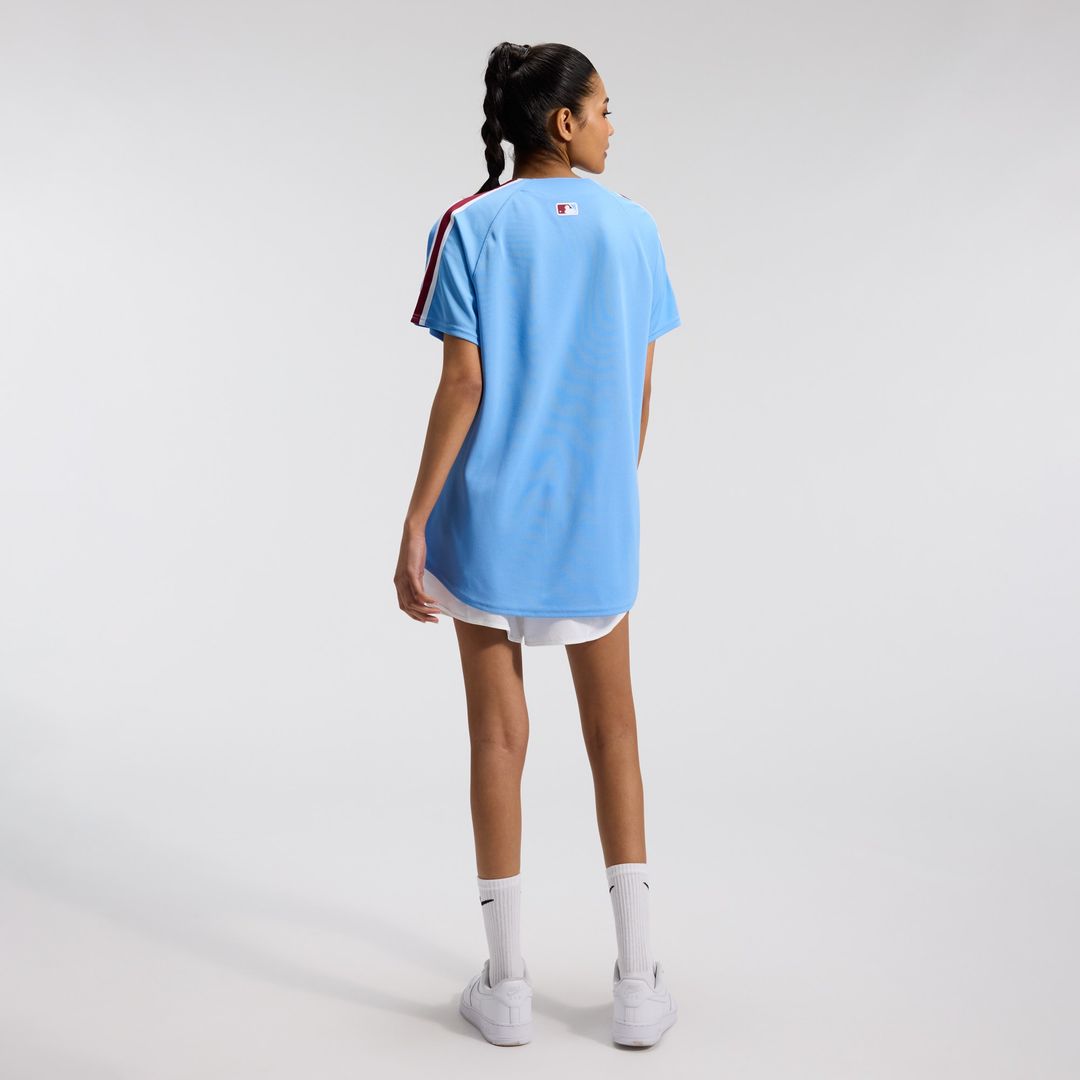 Philadelphia Phillies Nike Women's Alternate Limited Jersey - Light Blue MLB Team Jersey Baseball Fan Apparel