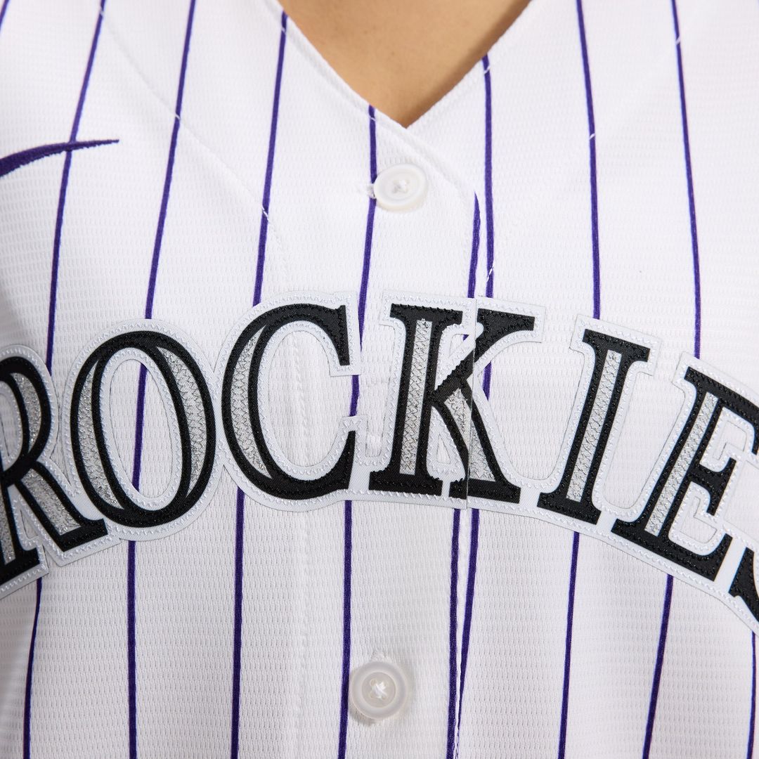 Colorado Rockies Nike Women's Home Replica Team Jersey - White MLB Team Jersey Baseball Fan Apparel