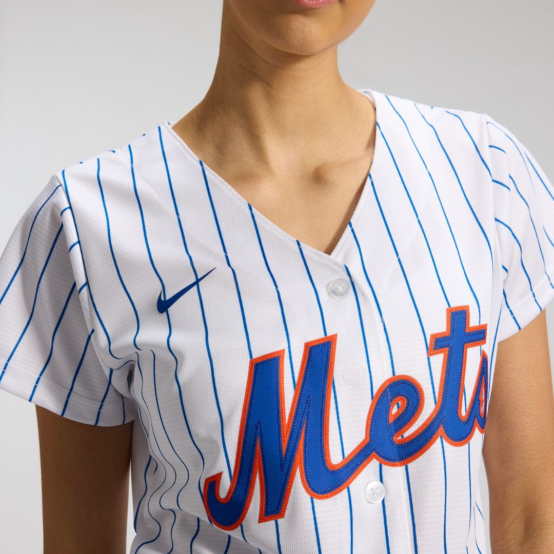 New York Mets Nike Women's Home Replica Team Jersey - White MLB Team Jersey Baseball Fan Apparel