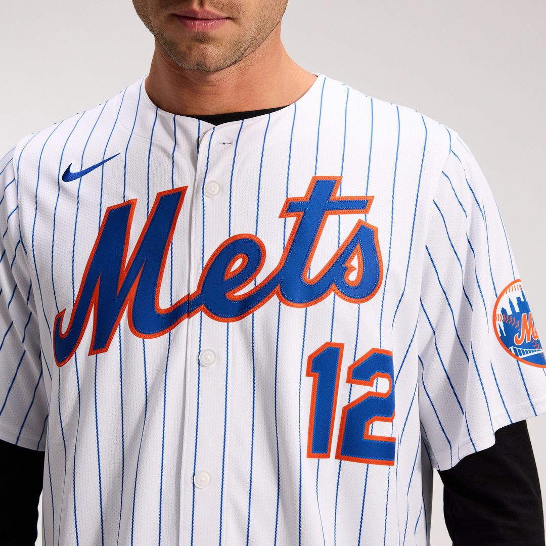 New York Mets Francisco Lindor Nike Home Limited Jersey - White MLB Team Jersey Baseball Fan Apparel