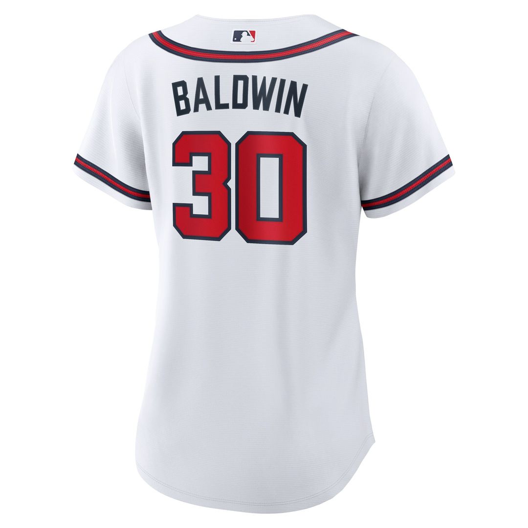 Atlanta Braves Drake Baldwin Nike Women's Home Replica Jersey - White MLB Team Jersey Baseball Fan Apparel