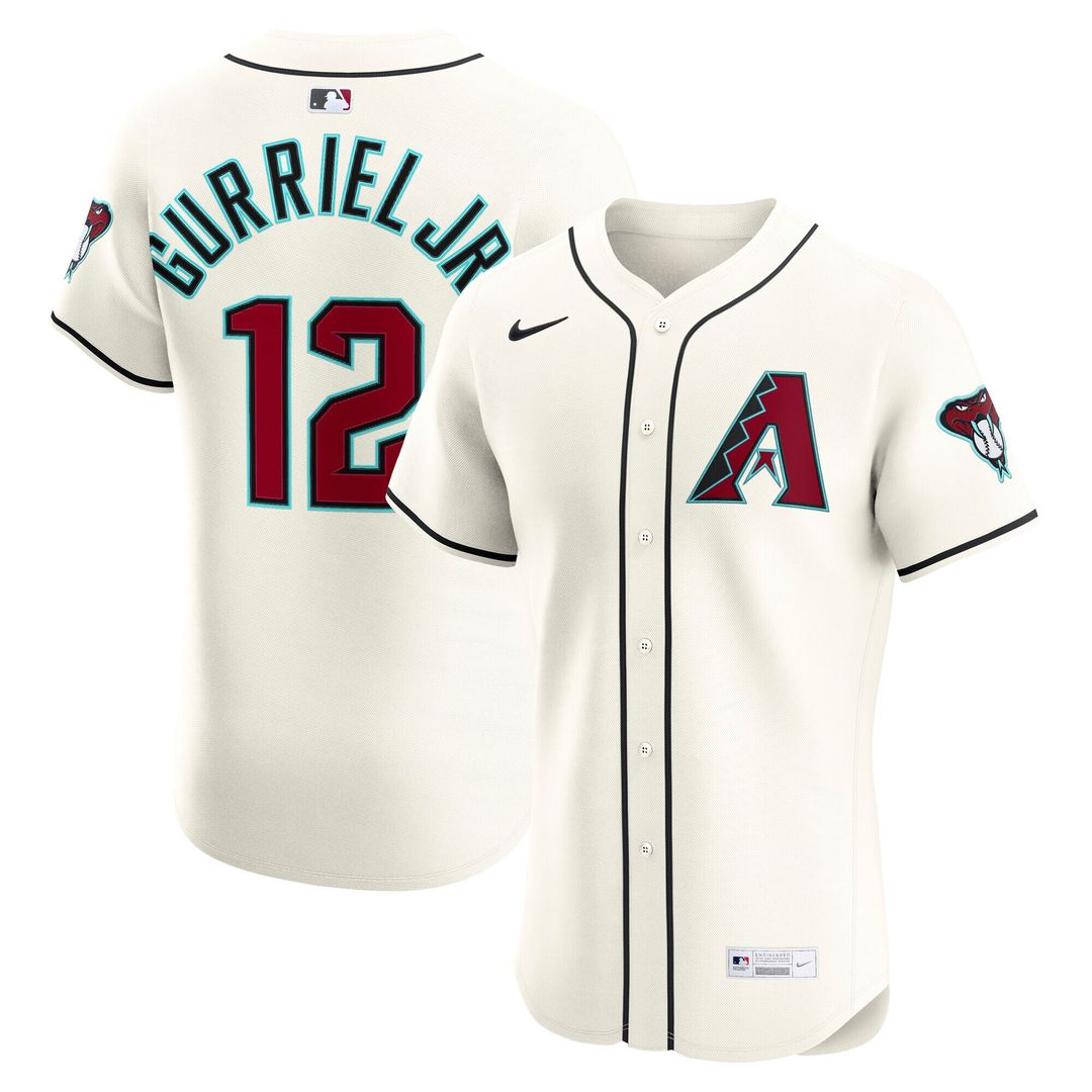 Arizona Diamondbacks Lourdes Gurriel Jr. Nike Home Elite Jersey - Cream MLB Team Jersey Baseball Fan Apparel