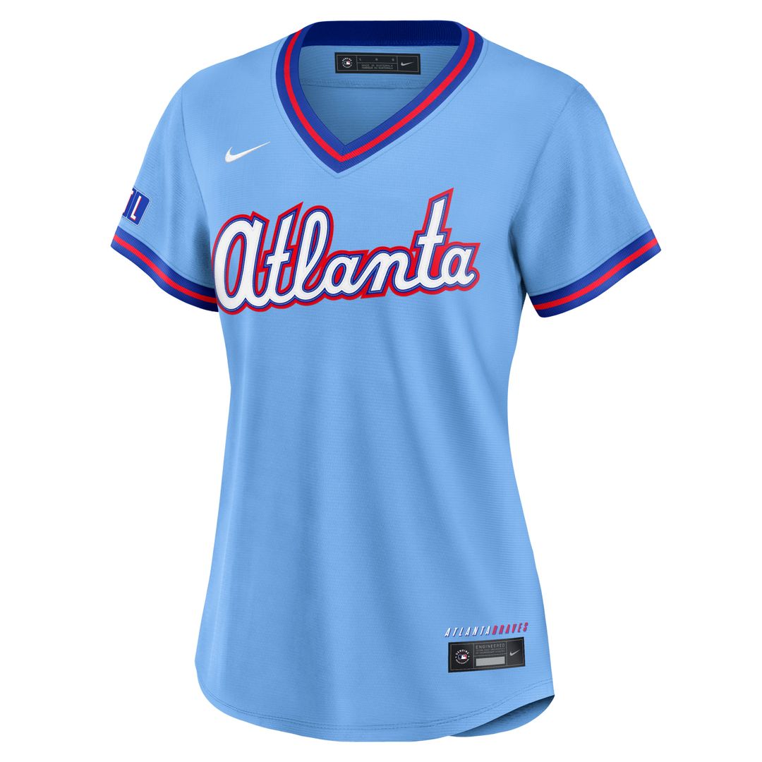 Atlanta Braves Nike Women's 2026 City Connect Stadium Jersey - Powder Blue MLB Team Jersey Baseball Fan Apparel