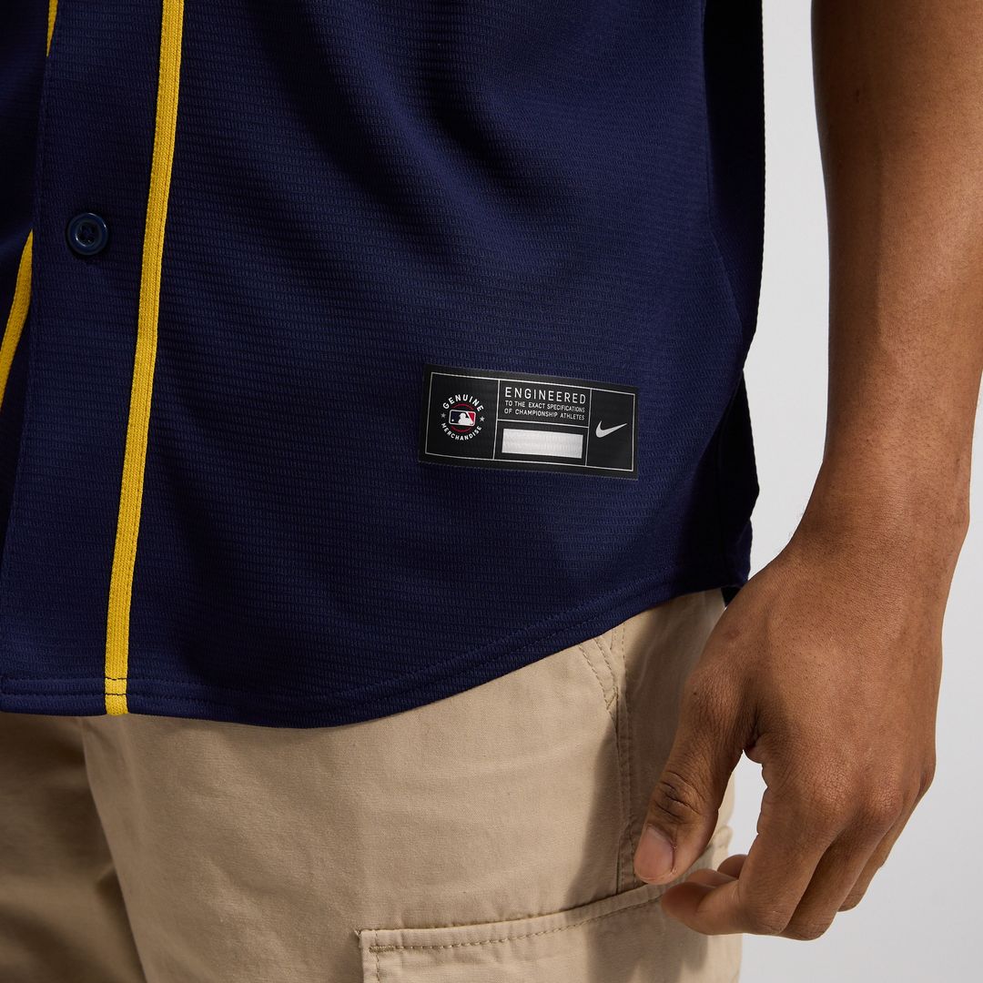 Milwaukee Brewers Nike Home Replica Team Jersey - Cream MLB Team Jersey Baseball Fan Apparel