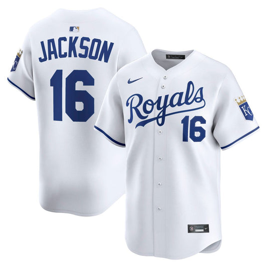 Kansas City Royals Bo Jackson Nike Home Limited Player Jersey - White MLB Team Jersey Baseball Fan Apparel