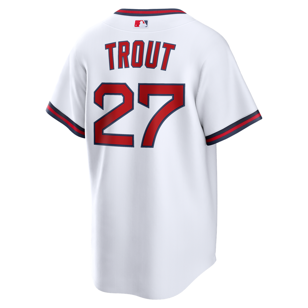 Los Angeles Angels Mike Trout Nike Road Replica Jersey - Gray MLB Team Jersey Baseball Fan Apparel