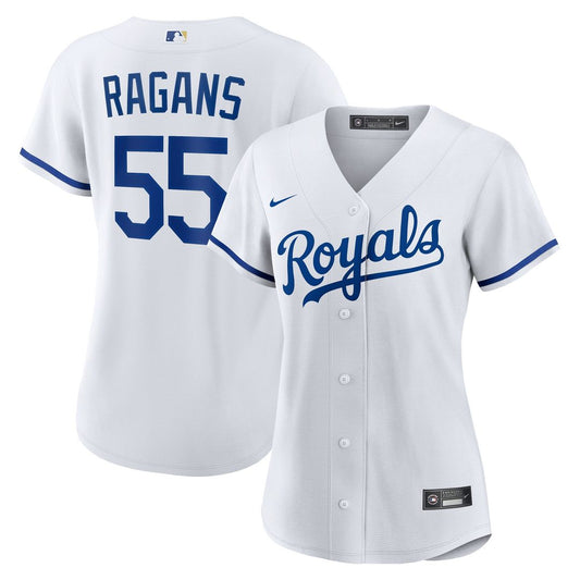 Kansas City Royals Cole Ragans Nike Women's Home Replica Jersey - White MLB Team Jersey Baseball Fan Apparel
