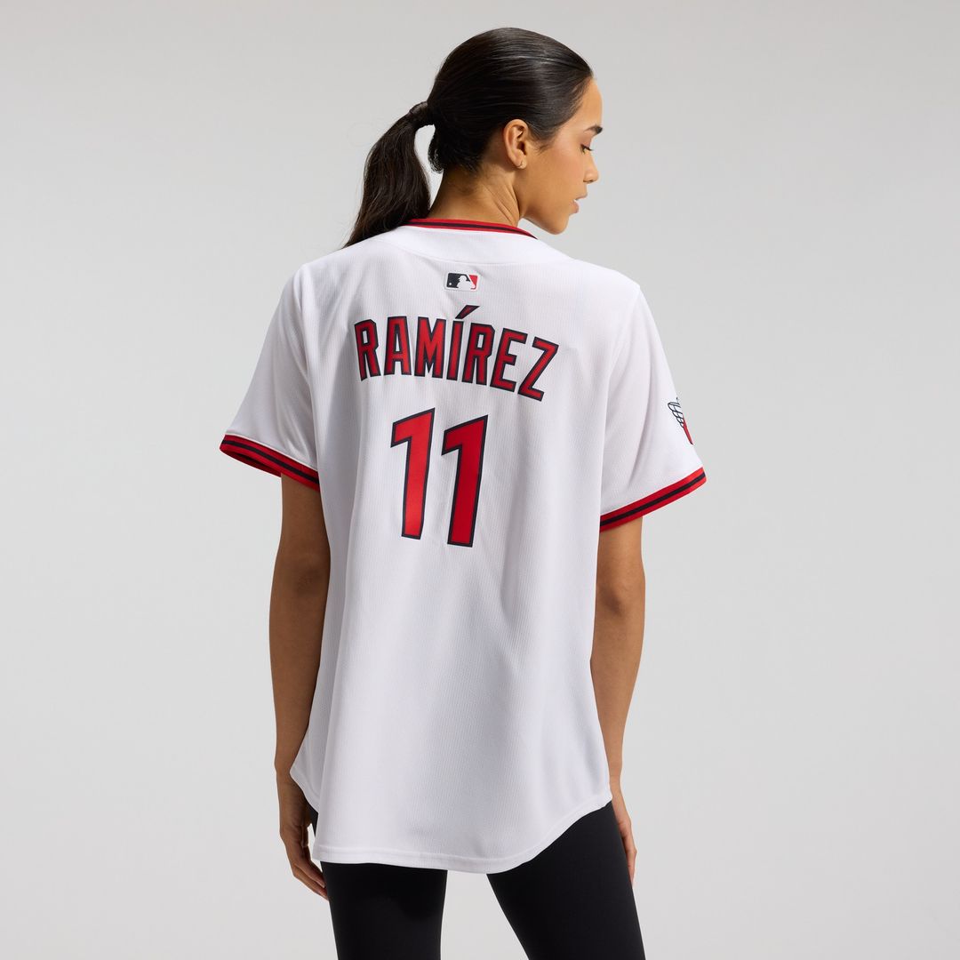 Cleveland Guardians José Ramírez Nike Women's Home Limited Player Jersey - White MLB Team Jersey Baseball Fan Apparel