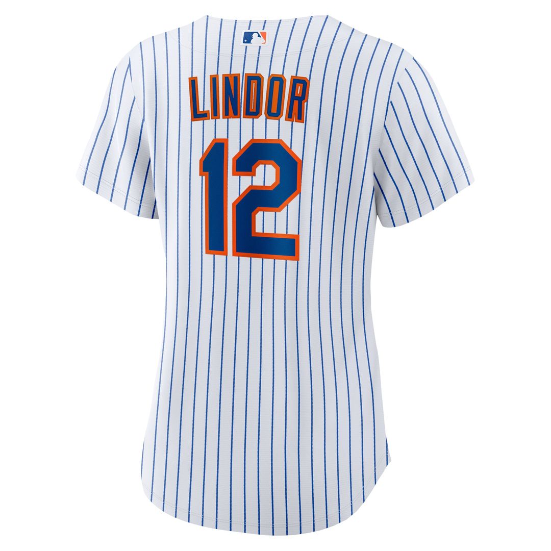 New York Mets Francisco Lindor Nike Women's Home Replica Player Jersey - White MLB Team Jersey Baseball Fan Apparel