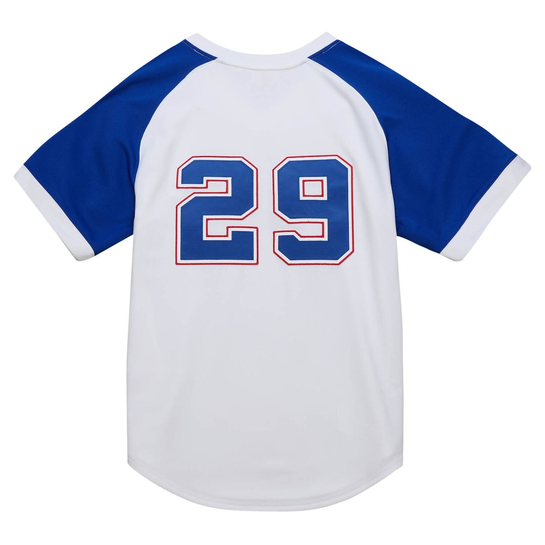 Atlanta Braves John Smoltz Mitchell & Ness 2004 Cooperstown Authentic Throwback Jersey - White MLB Team Jersey Baseball Fan Apparel