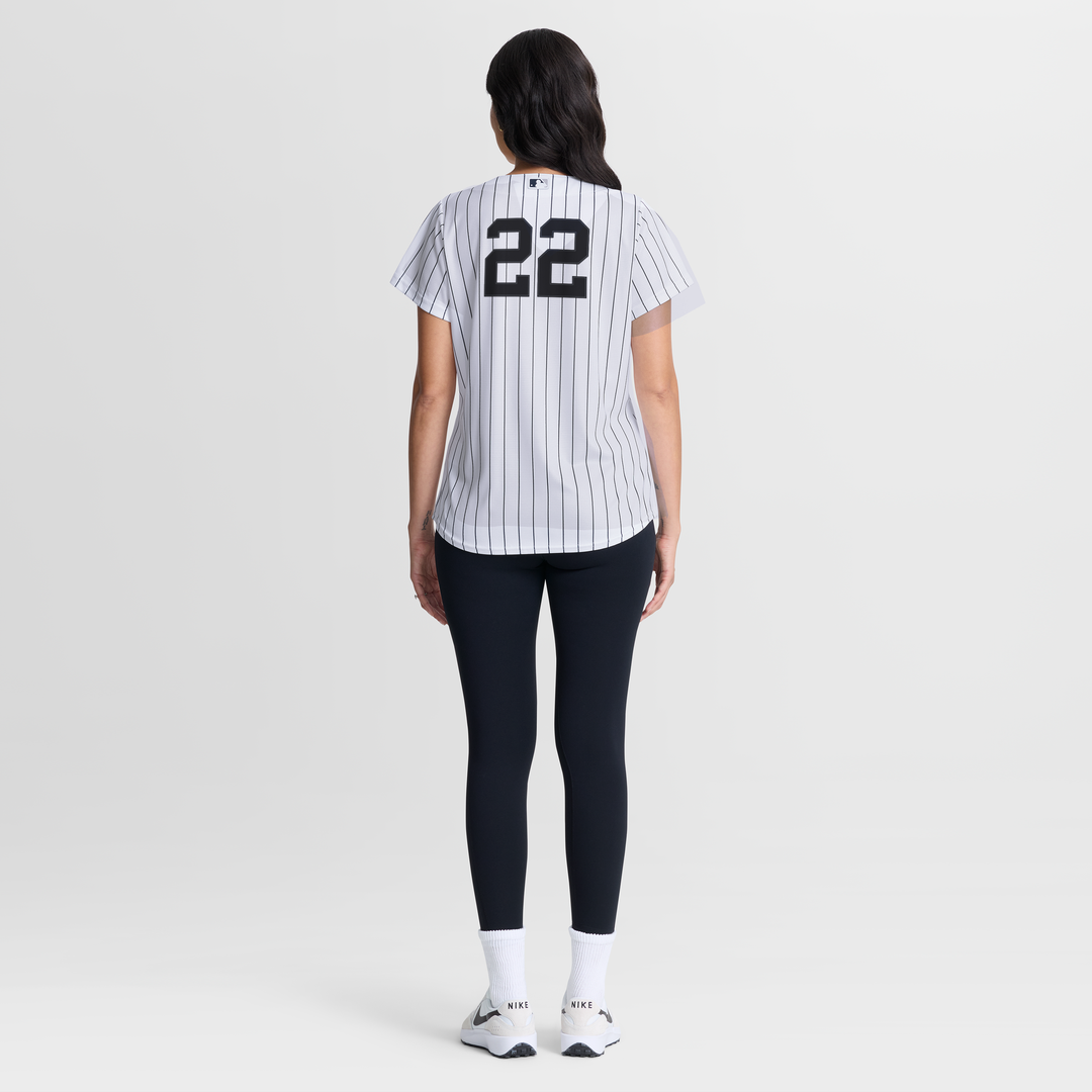 New York Yankees Ben Rice Nike Women's Home Replica Jersey - White MLB Team Jersey Baseball Fan Apparel