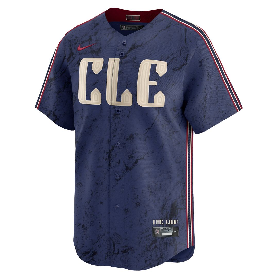 Cleveland Guardians José Ramírez Nike City Connect Limited Player Jersey - Navy MLB Team Jersey Baseball Fan Apparel