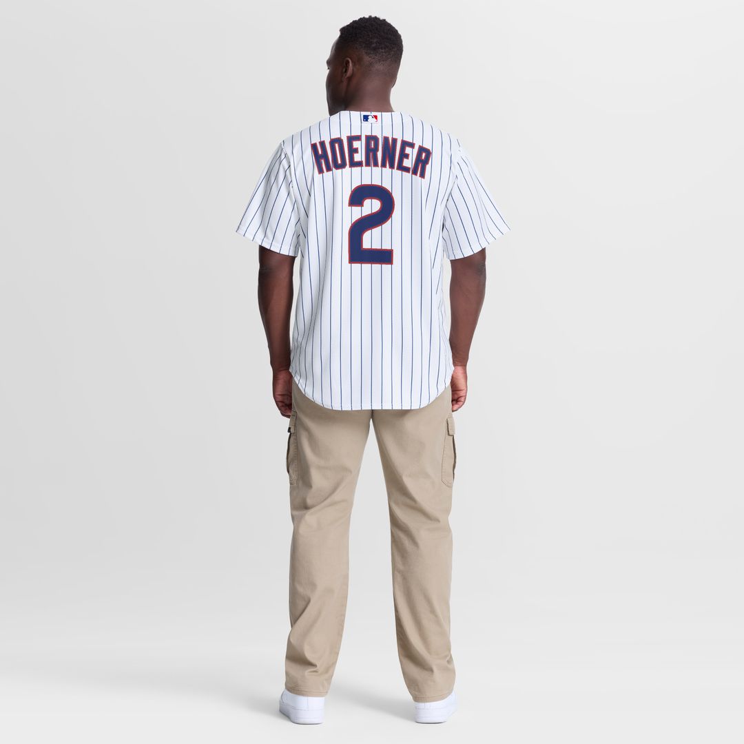 Chicago Cubs Nico Hoerner Nike Home Replica Jersey - White MLB Team Jersey Baseball Fan Apparel