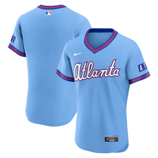 Atlanta Braves Nike 2026 City Connect Authentic Jersey - Powder Blue MLB Team Jersey Baseball Fan Apparel