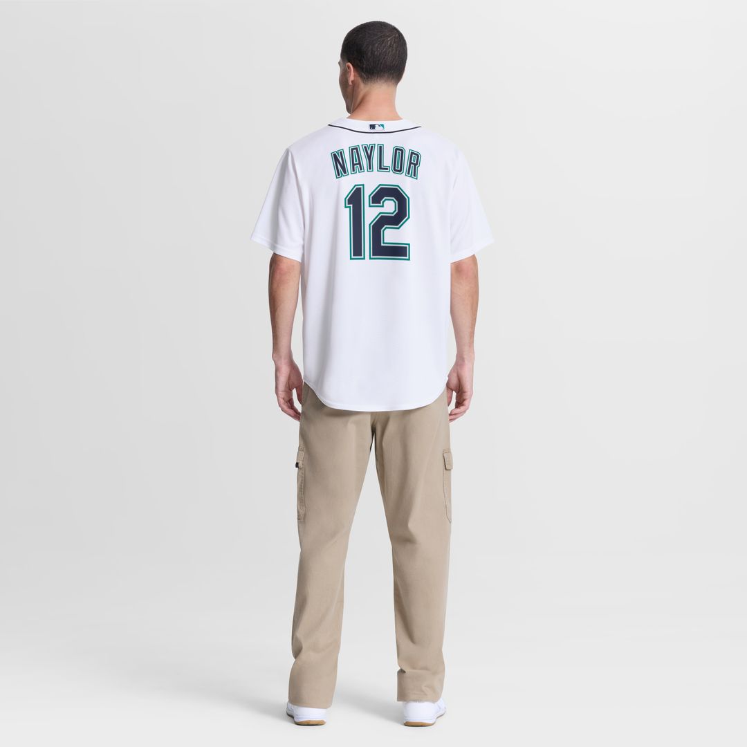 Seattle Mariners Josh Naylor Nike Home Replica Jersey - White MLB Team Jersey Baseball Fan Apparel