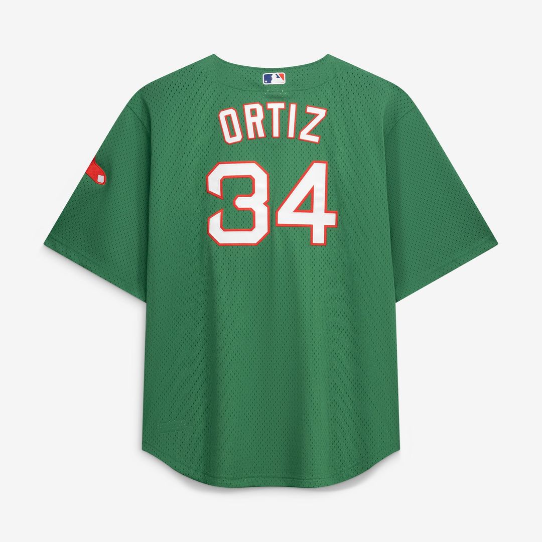 Boston Red Sox David Ortiz Mitchell & Ness Big & Tall Cooperstown Mesh Batting Practice Jersey - Red MLB Team Jersey Baseball Fan Apparel