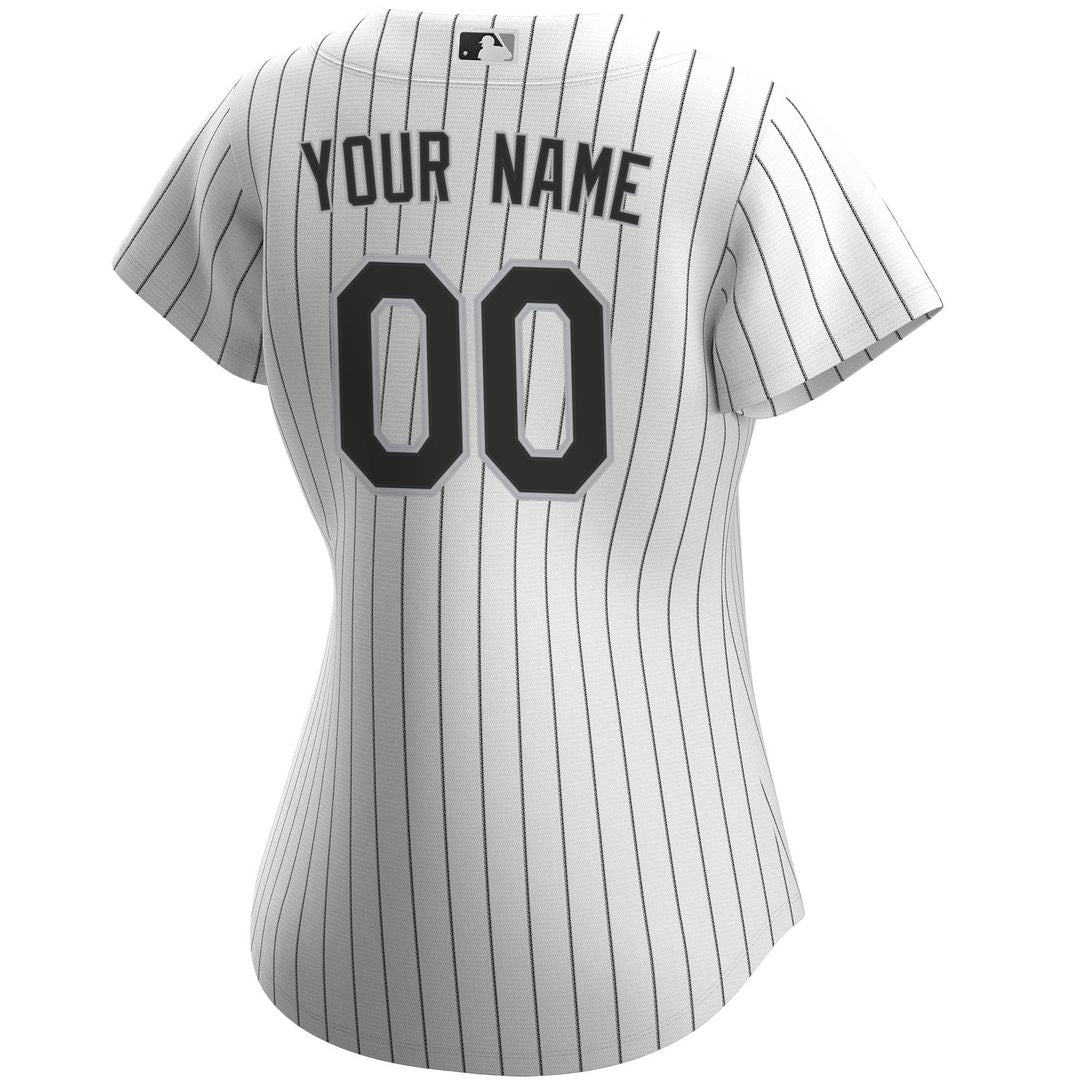 Chicago White Sox Nike Women's Home Replica Custom Jersey - White MLB Team Jersey Baseball Fan Apparel